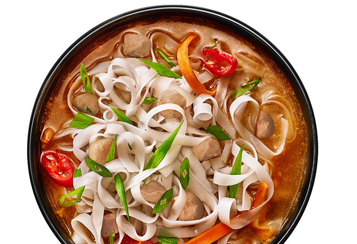 Zupa z makaronem ryżowym Glads Discovery z sosem «Tom Yum»