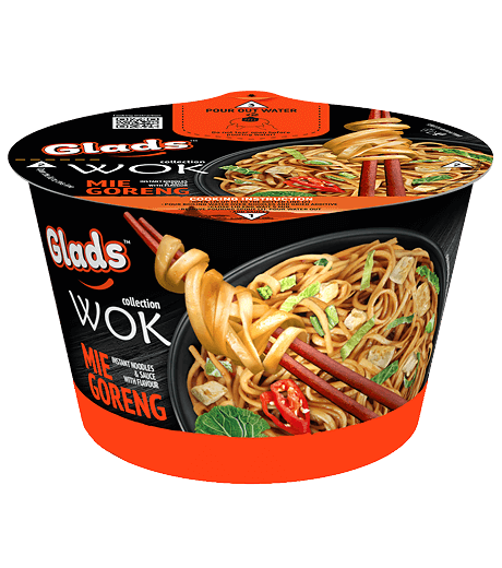 Glads WOK z sosem o smaku «Mie Goreng» Glads WOK z sosem o smaku «Mie Goreng»