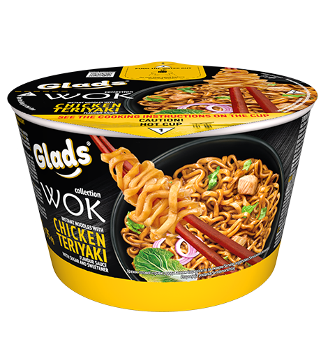 Glads WOK noodles with «Chicken&nbsp;teriyaki» sauce